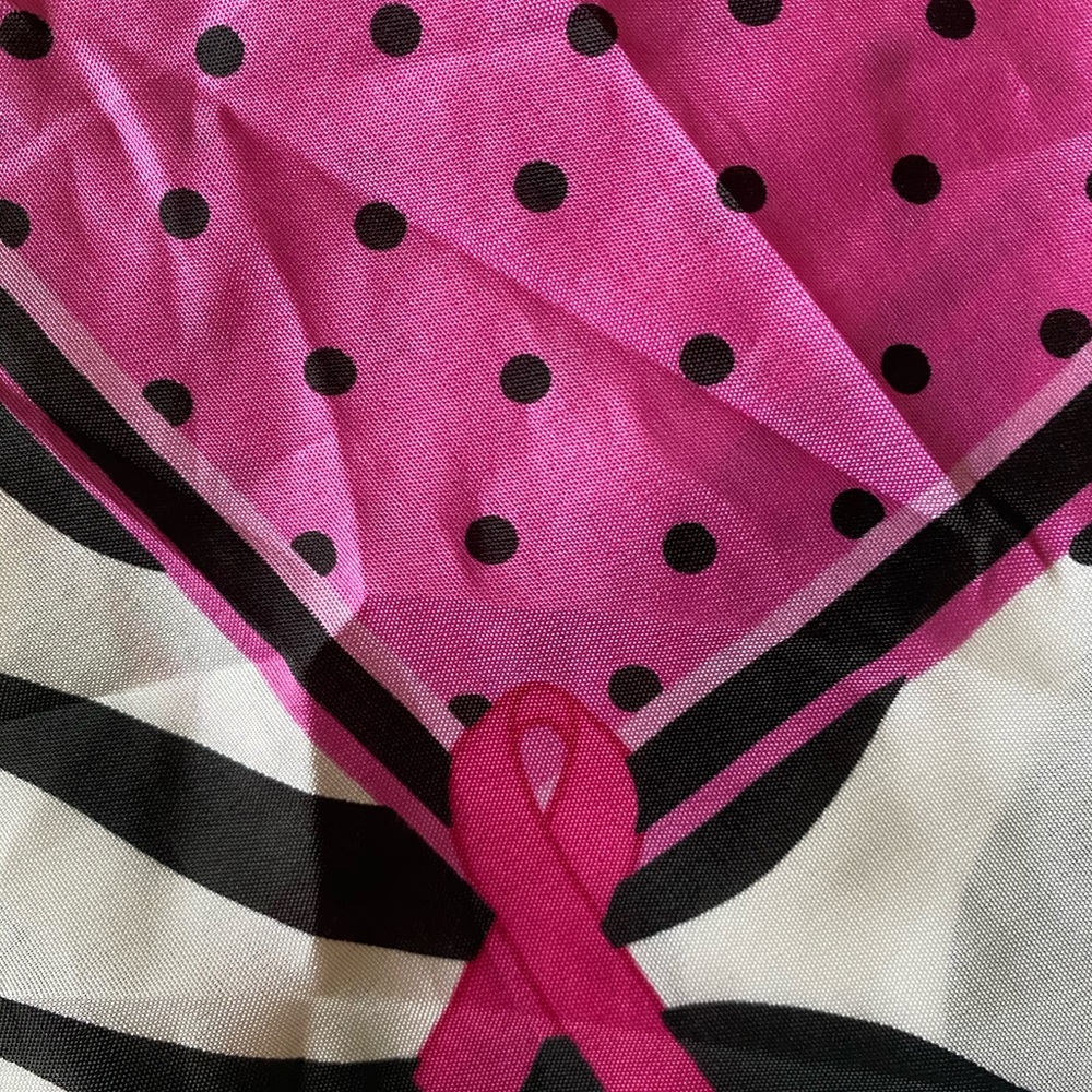 Ladies Scarf/Bandana NWT with Breast Cancer Logo - Picture 2 of 2